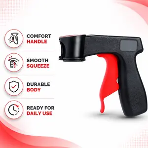 Portable Spray Can Assist Handle Reusable Handheld Spray Painting Aid Aerosol Trigger Handle for Cars Wall Furniture Metal DIY Graffiti