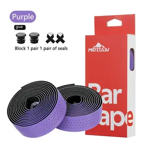 Multifunctional Road Bike Handlebar Tape, High Friction Hollow Breathable Design, Anti-Slip Wear-Resistant Shock Absorption Comfort