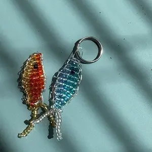 Viral Beaded Fish 2025 - Colorful Beaded Design with Ring Attachment