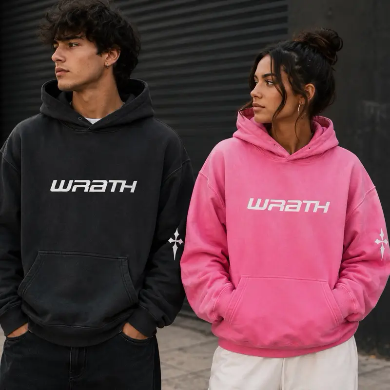 WRATH //001 graphic hoodie