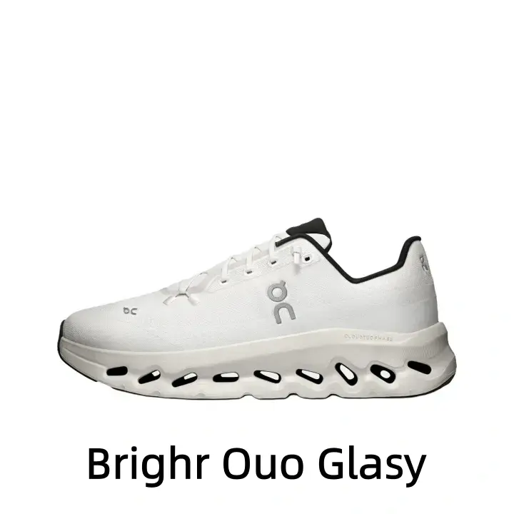 White Two-Tone Ultra Light Breathable Mesh Walking Trainers Large Oval Hollow Shock Absorbing Thick Midsole Non Slip Athletic Sneakers for Fitness Training Urban Stroll Short Weekend Trip Multi Purpose Daily Casual Footwear