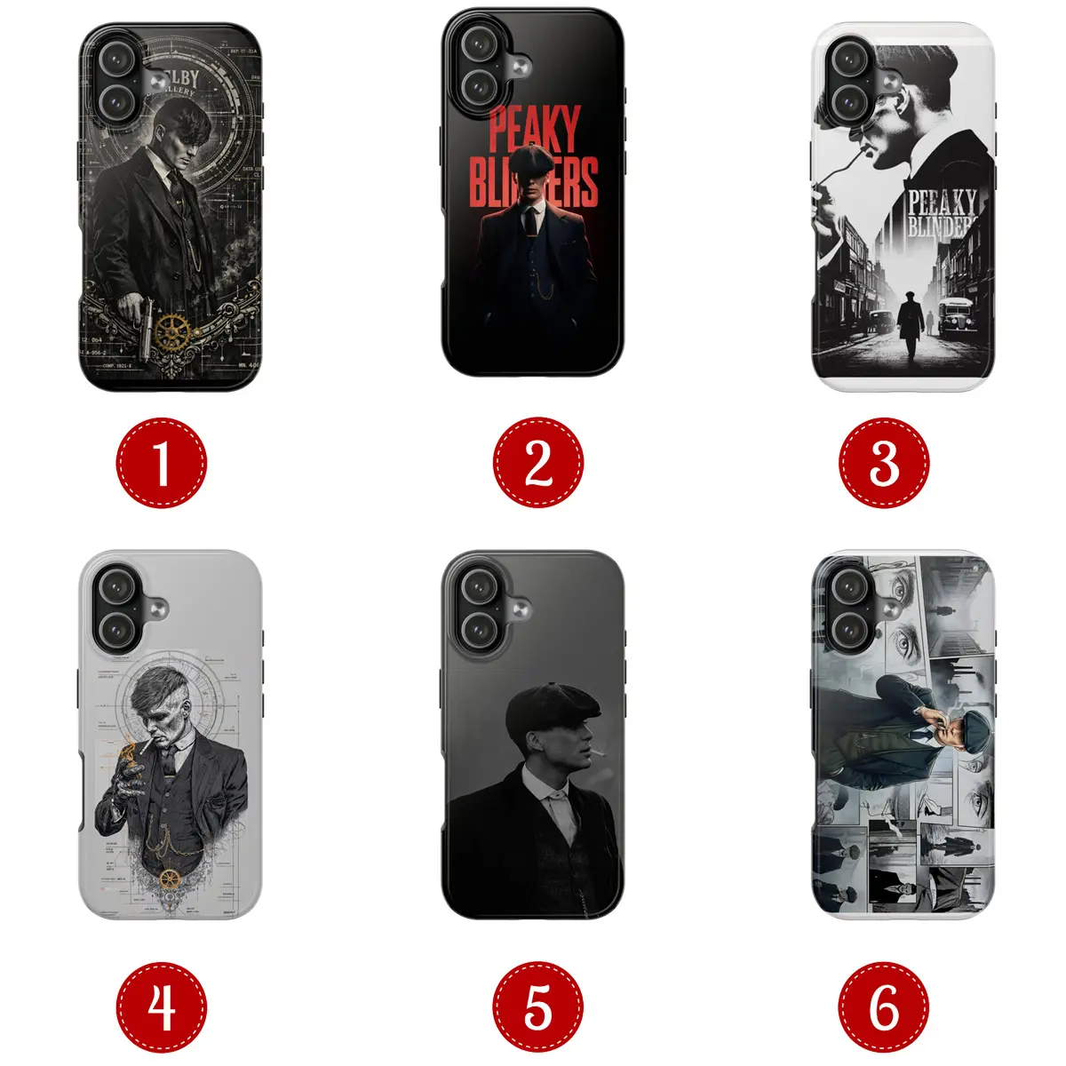 Peaky Bliinders T0mmy Shelby Movie Phone Case for iPhone For Samsung, Phone Accessories, Movie Phone Case, Fashion Case, Perfect Gift for Her Him, Phone Case for iPhone, Creative Dual Layer Case