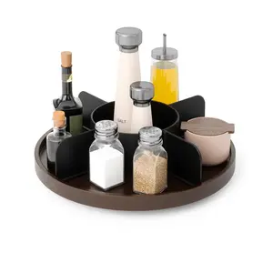 Umbra Bellwood Lazy Susan, Rotating Kitchen Organizer, Sustainable Design - Choose Your Finish Racks Plastic