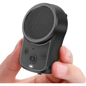 Mini  Speaker, Clip- Portable Speaker with Built-in Mics Hands-Free  and Calls for Hiking/Biking,  Adjustable Volume Wearable  Speaker, Gifts for Women/Men