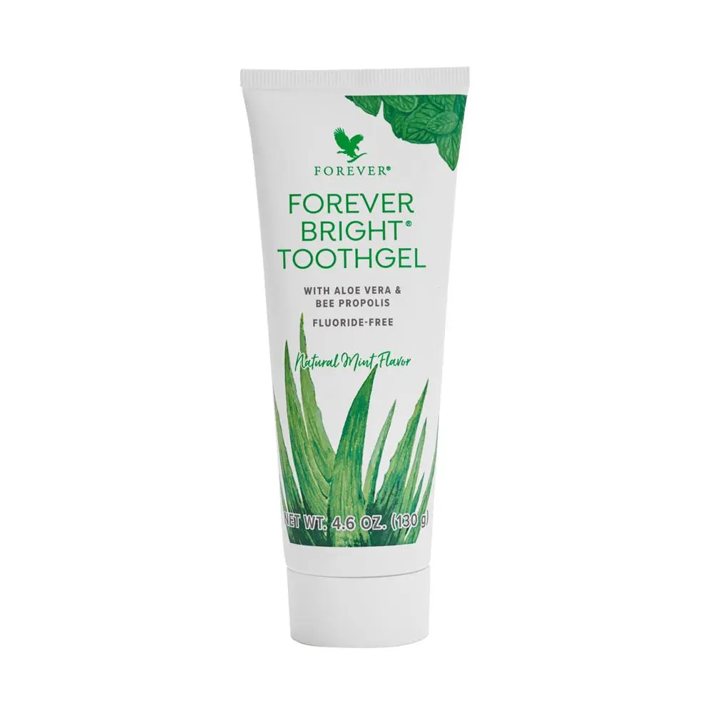 Forever Bright Toothgel with Aloe Vera & Bee Propolis Fluoride-Free Natural Mint Flavor 4.6 oz Beauty & Personal Care - Toothpastes