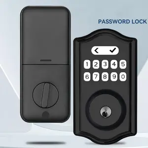 Smart Door Lock - Keyless Entry Keypad Lock with Key, No Installation Hassle, Fits Most Doors in 15 Mins, for Home/Apartment/Office