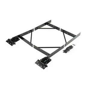 212 MAIN Black Anti-Sag Gate Kit - High-Quality Door Hardware Accessory with Welded Hinges, Strength-Enhanced Support, Durable Build, Reliable Performance, Modern Design, Easy Installation