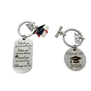 2026 Graduation Gifts - Class of 2026 Graduation Keychain Keepsake, 2 Pack