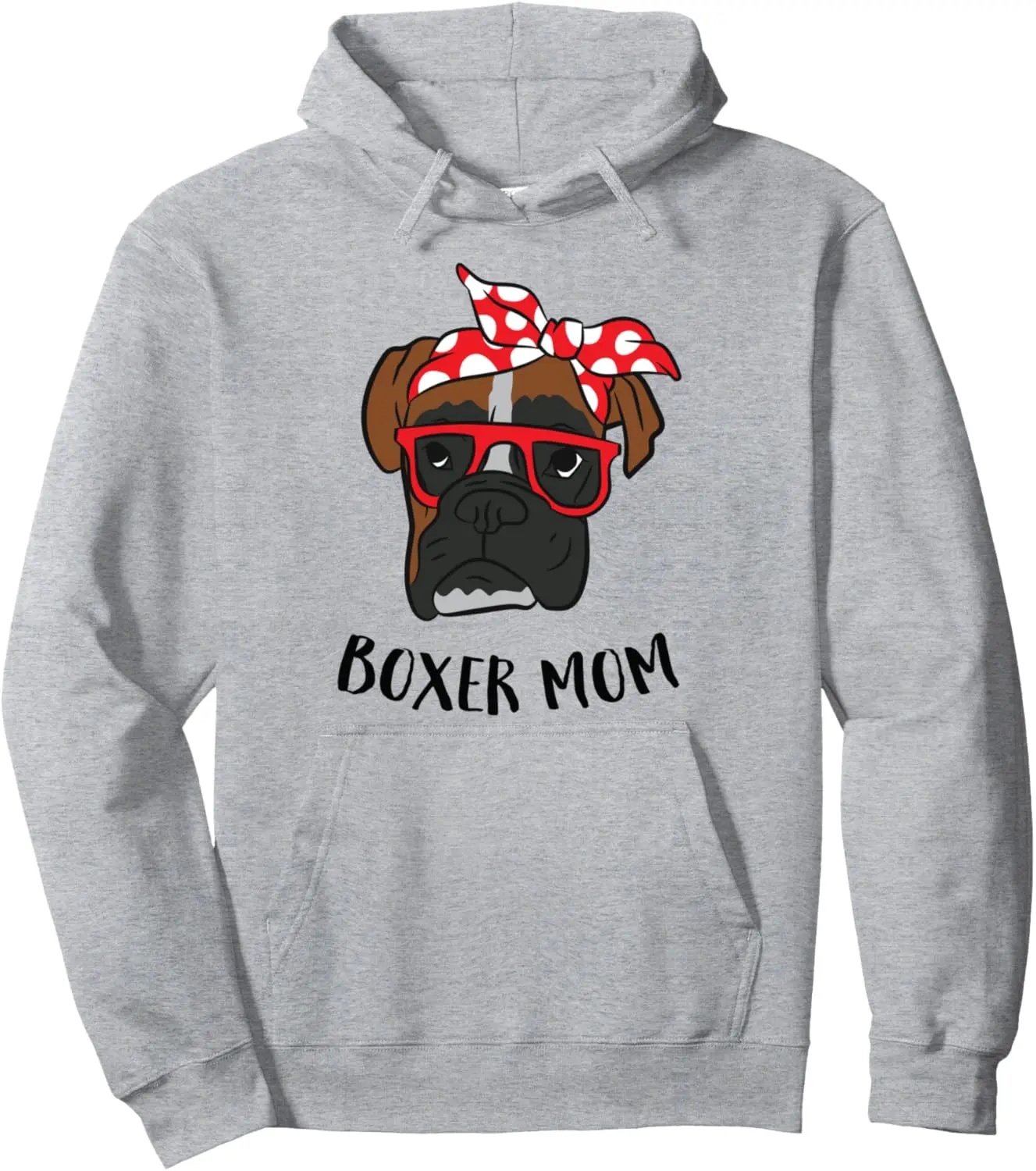 Funny Boxer Mom Cute Boxer Mama Lover Boxer Dogs Pullover Hoodie