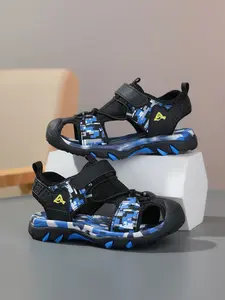 Open-Toe Sandals, Casual Versatile Lightweight Comfortable, Suitable for Boys Girls Daily Leisure Outdoor Sports, Water Resistant, Breathable Sandals, Lightweight Waterproof Sandals