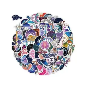 Zodiac Sign Stickers | Astrology | Horoscope | Pack of 10 20 30 40 50 | Vinyl | Waterproof | Decoration | Gift
