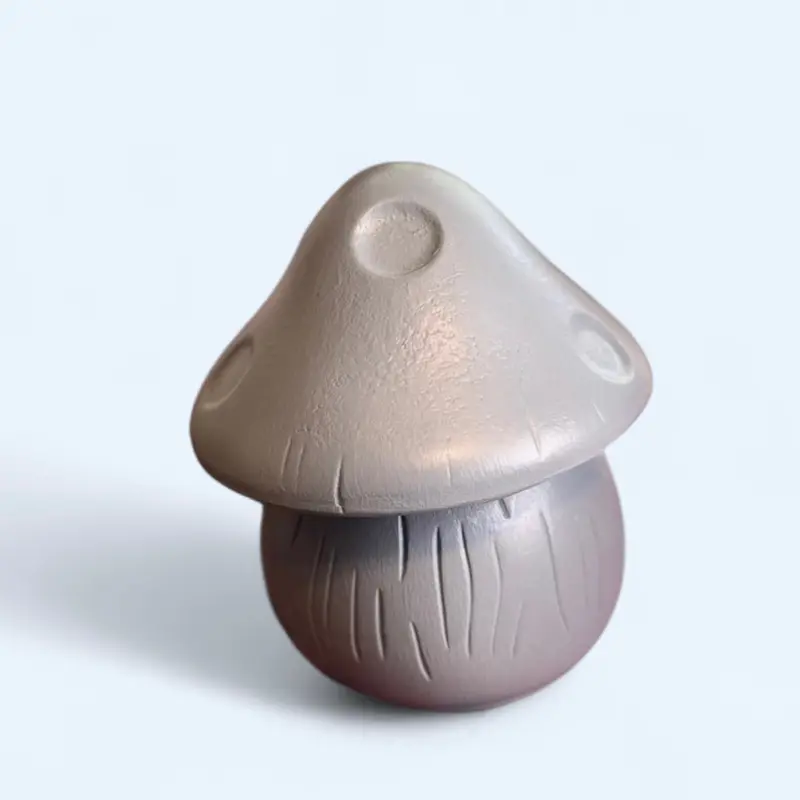 Cement Mushroom Storage Jar
