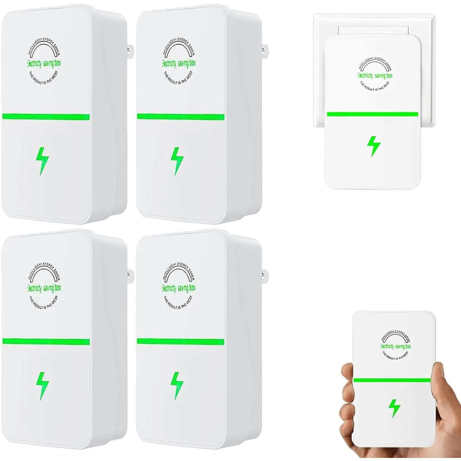Energy Saving Plug Power Sockets, 2026 Updated Design Home Improvement Accessory, 2-Piece/4-Piece Electrical Accessory Set, Power Socket