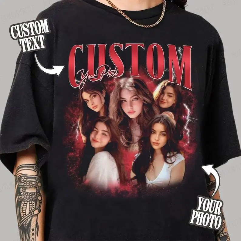 Custom Your Own Bootleg Idea Shirt, Custom Your Own Bootleg Tee, Custom 90s Vintage Bootleg Shirt, Girlfriend Birthday Gift Shirt Unisex Full Size