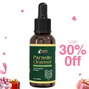 Nutrition pHirst Parasite Cleanse Drops – Herbal Gut & Intestinal Balance Support with Black Walnut, Wormwood & Clove | Vegan Detox & Digestive Wellness (2 FL OZ)