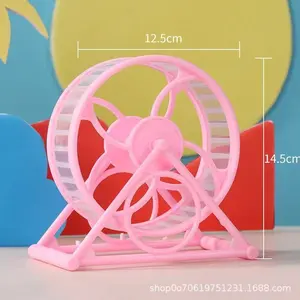 Hamster Exercise Wheel No Pinch Feet Small Pet Chew Toy Running Wheel for Hamster Mental Stimulation and Physical Exercise Wholesale