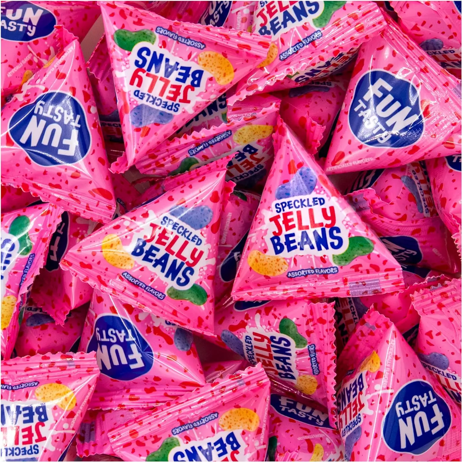 Jelly Beans - 60 Mini Packs - Individually Wrapped Candy for Classroom Rewards, Buffets, Goodie Bags & Party Favors - Bulk Jelly Beans - Fruit Flavors | Assorted Fruit Flavors, Chewy Candy, Party Favors