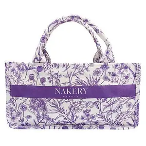 Nakery Beauty Purple Tote Bag