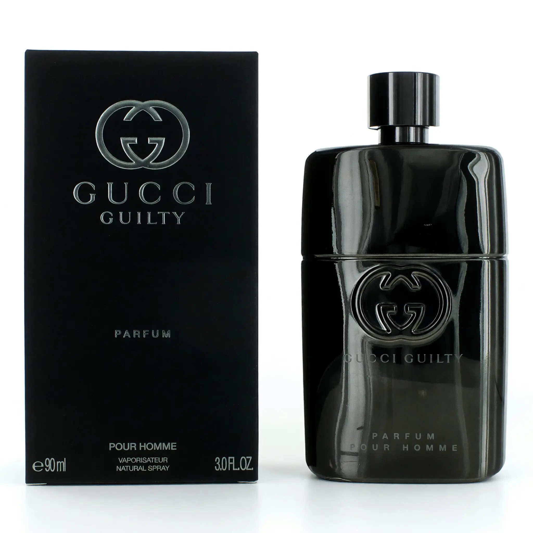 Gucci Guilty Pour Homme by Gucci, 3 oz Parfum Spray for Men Mens Fragrance Intense Fragrance Bold Scent Carefully Picked Scents Signature Cologne Elegant Scent Perfumes Edp Spray