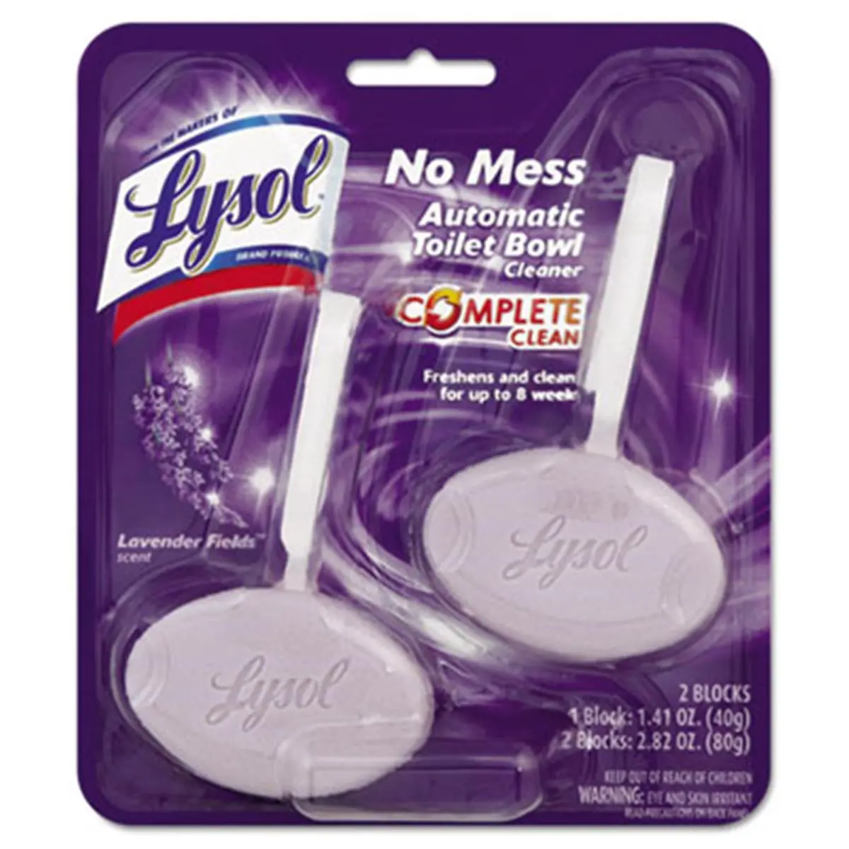 212 MAIN Lysol No-Mess Automatic Toilet Bowl Cleaner, Lavender Scented Household Toilet Bowl Cleaners