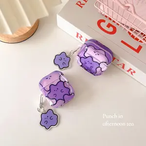 1 piece of cute wireless Bluetooth earphone case, a durable and fashionable accessory that is shockproof, Protection, suitable for AirPods Pro 3/1/2/3/4/Pro/Pro2 (the shape may vary depending on the model), Earphone Protective Cover