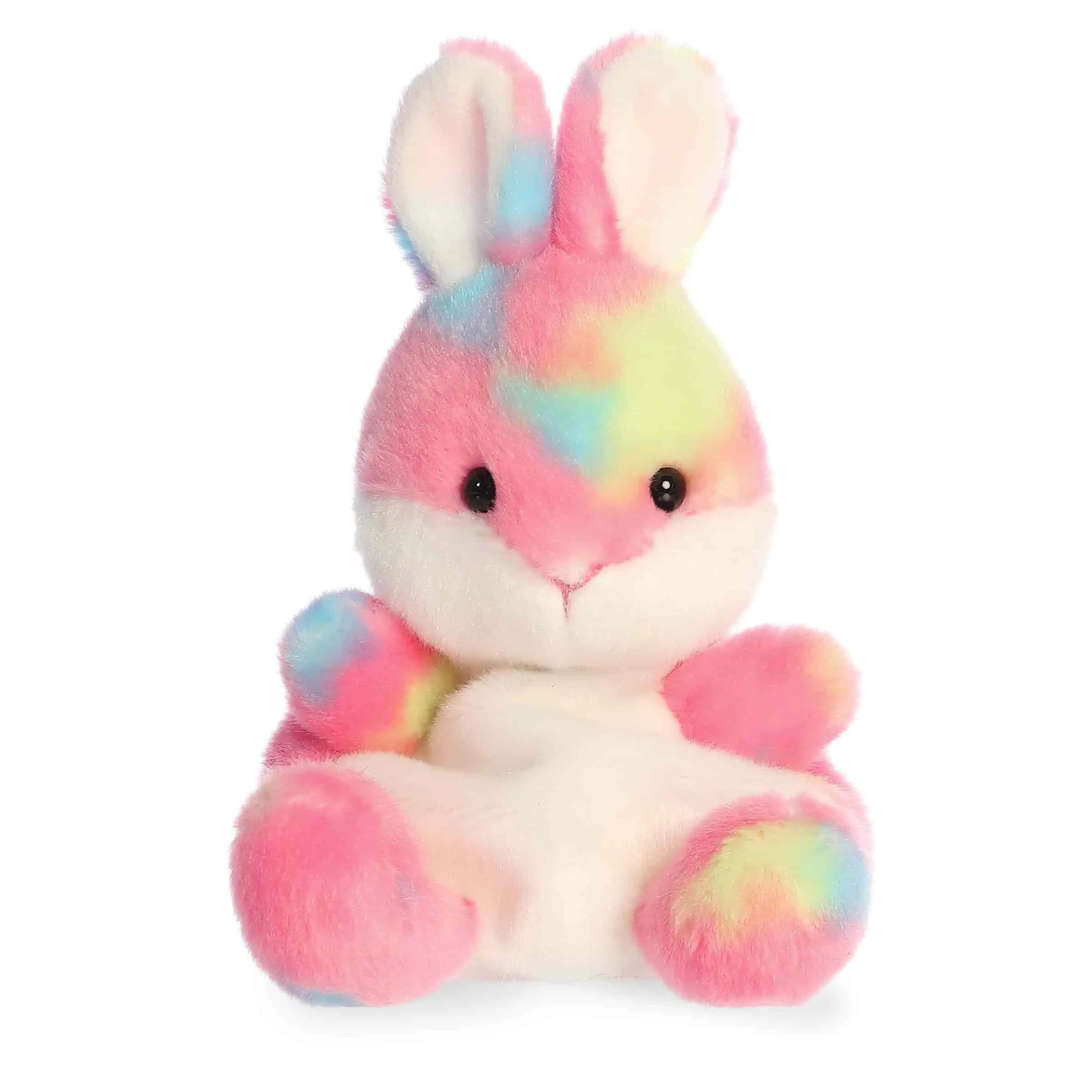 Palm Pals Adorable Bubblegum Jellybean Bunny 5 inch Pink Mini Soft Plush Collectable Stuffed Animal