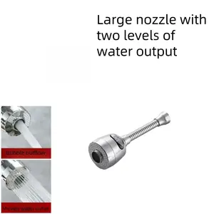 Kitchen Faucet with 360 Degree Rotating Shower Head, Dual Mode Extensible Tube, Sink Spray, Kitchen Bathroom Accessories, Waterfall Kitchen Faucet