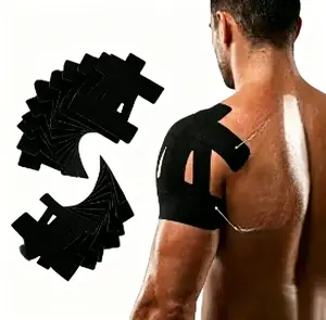 （two piece）Shoulder Support Kinesiology Tape, Bandage for Athletes in Basketball, Running, and Other Sports