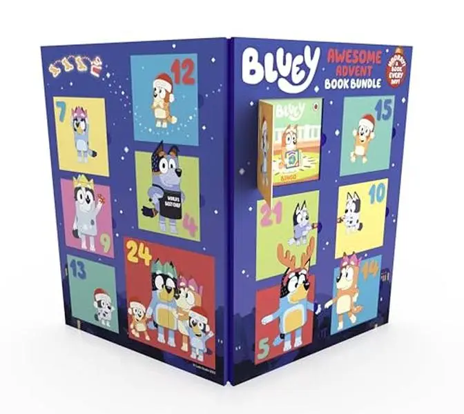 Bluey: Awesome Advent Calendar Book Bundle -- Penguin Young Readers Licenses - Paperback