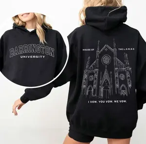 Barrington University Sweatshirt: Dark Romance Book Merch