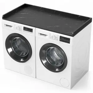 SpaceAid Washer Dryer Shelf, Black Marble