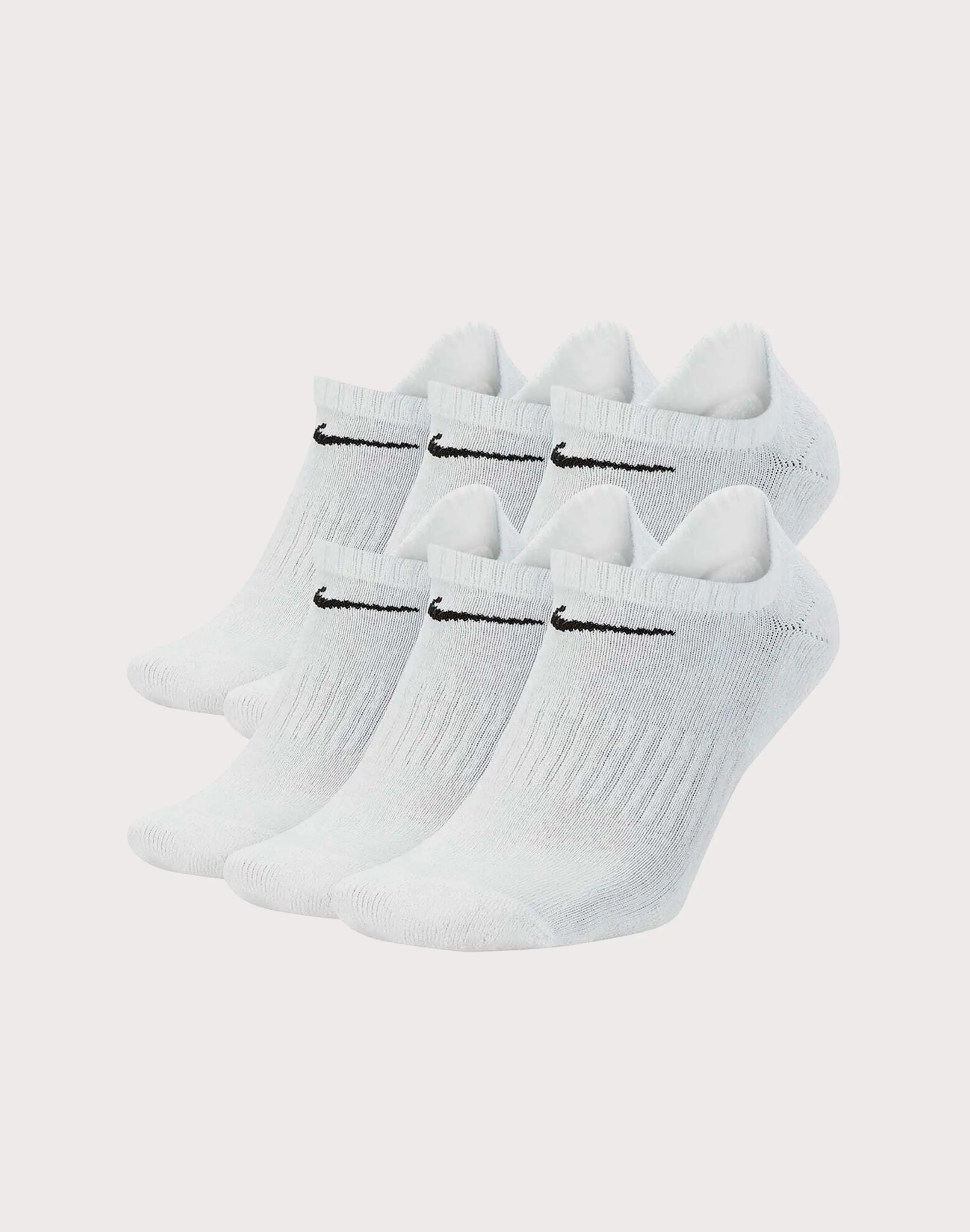 Mens Nike Everyday Cushioned No-Show Socks 6-Pack