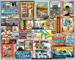 Lake Time (1952pz) - 1000 Piece Jigsaw Puzzle Lake Time (1952pz) - 1000 Piece Jigsaw Puzzle