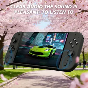 G90 Electronic Game Console, 7.0 Inch HD IPS Screen, Retro Portable Handheld Gaming Device, Dual Experience Control & Vision