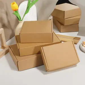 10-Pack Corrugated Paper Boxes, General Packing Material, Small Business Retail Packaging, Gift Wrapping, Shipping Postal Boxes