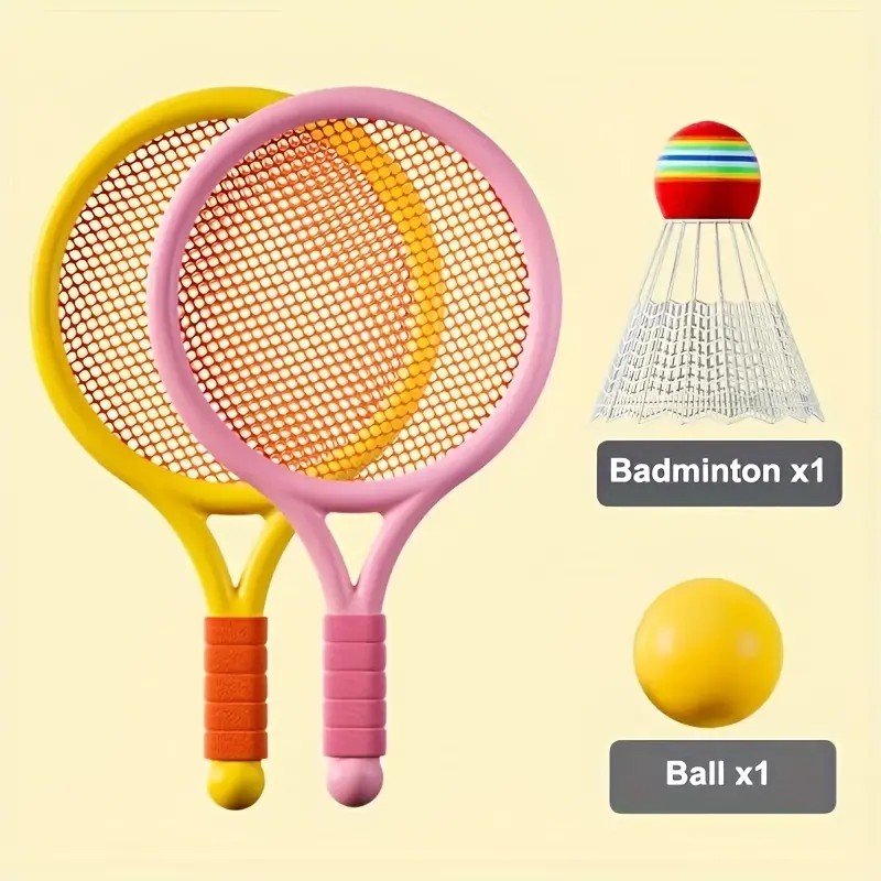 Unisex Indoor-Outdoor Badminton Set, Sports Toy for Campus Back-to-School Use, Educational Entertaining Gift for Students