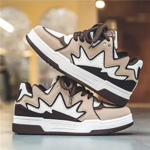 Men's Stylish Anti-Skid Low-Cut Chunky Sneakers Comfortable Casual Shoes for Everyday Wear trendy shoe casual sportswear