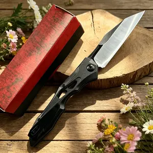 KS 13 Folding EDC Tool | CPM154 Steel Satin Finish | Aluminum Handle for Outdoor & Camping Use