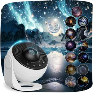 Planetarium Projector Pro for Bedroom, 13 in 1 Star Projector Galaxy Light, Ceiling Night Light Milky Way Mood Lighting with Timer, LED Space Galaxy Lamp Bedroom Room Decor for Adults - White