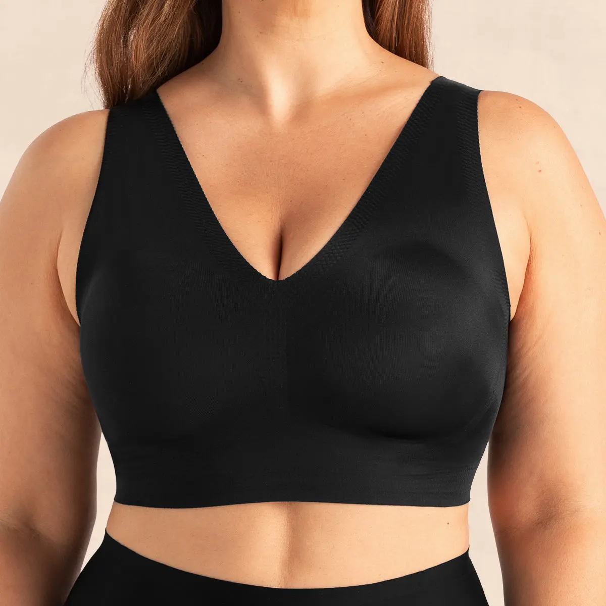 Truekind® Everyday Comfort V-Neck Bralette