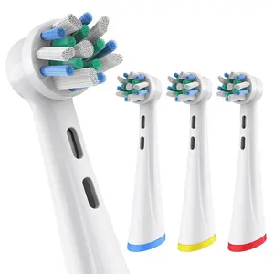 4/8 Pcs Professional Cross Clean Replacement Brush Heads Compatible with Oral B iO 2/3/4/5/6/7/8/9/10 Electric Toothbrush, Toothbrush Head Refills for IO Series, Cleansing, Teeth Cleaning Tool