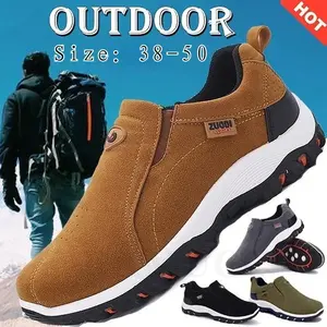 New Outdoor Hiking Camping Light Running Jogging Casual Sports Men's Shoes Non-slip Loafers Hiking Shoes