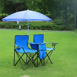 2-in-1 Multifunctional Double Chair — Reclining, Rocking, and Foldable — With Extra-Thick Cushions — Versatile for Indoor, Balcony, Outdoor, and Camping Use