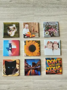 Custom Photo Magnet 2x2 inch Pack of 9 with Magnets for Fridge Decor Personalized Photo Magnets for Home Office