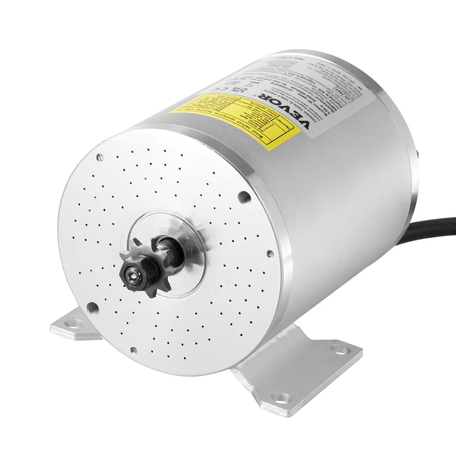 VEVOR 3000W Electric Brushless DC Motor Kit 72V 4900rpm Motor with Speed Controller