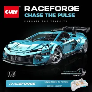 IN STOCK GULY 10660 MOC Unique Speed Racing Building Blocks Luxury Hypercar Model Bricks Puzzle Assembly Toy Birthday Gifts