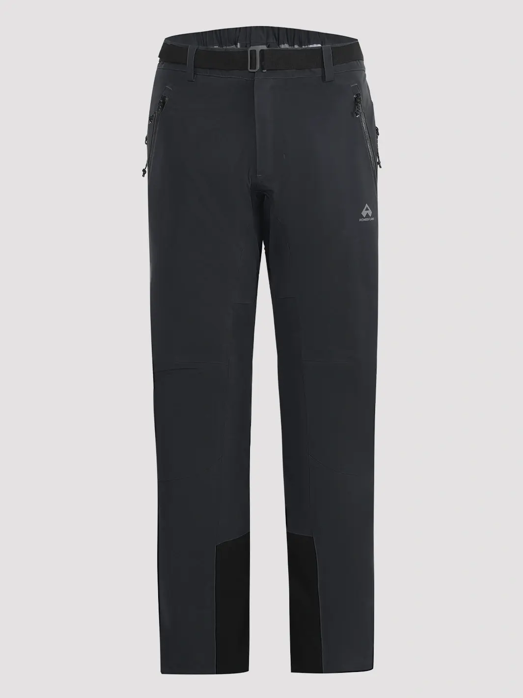 Ego Menswear Men's High-Durability TORAY Fabric 3L Waterproof Hardshell Hiking Pants, Light Outdoor Use, Athletic Stretch, Articulated Design, Extended Leg, 92cm Side Zippers, Breathable, Elastic Waist Trouser, Hiking / Light Outdoor