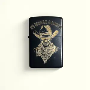 Woman Avoider Refillable Flip Lighter - Full Metal - Windproof - Durable