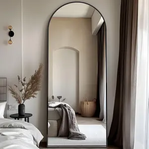 Full Length Mirror, 58"x18" Oversized Floor Mirror, Rectangular Full Body Mirror with Stand for Bedroom, Living Room, Cloakroom