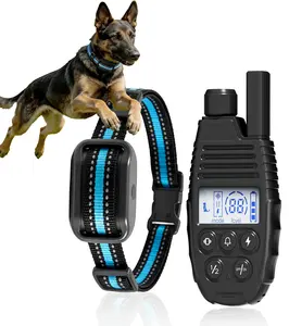 Dog Shock Collar 1 Dogs (10-120Lbs) - 4200FT Dog Training Collar with Remote IPX68 Waterproof Electric Collar with 3 Training Modes, Security Lock, Rechargeable e-Collar for All Breeds, Sizes